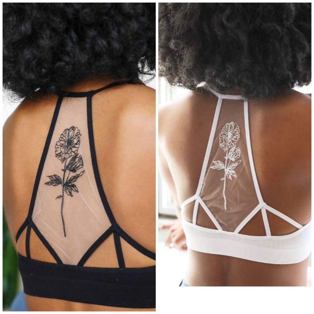Sweet Pair of Tattoo Bralettes